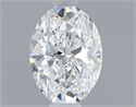 Natural Diamond 0.40 Carats, Oval with  Cut, E Color, VS2 Clarity and Certified by GIA