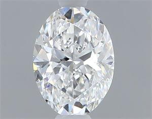 Picture of Natural Diamond 0.40 Carats, Oval with  Cut, E Color, VS2 Clarity and Certified by GIA