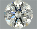 Natural Diamond 1.50 Carats, Round with Excellent Cut, M Color, SI2 Clarity and Certified by GIA