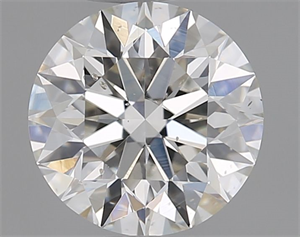 Picture of Natural Diamond 0.85 Carats, Round with Excellent Cut, H Color, SI2 Clarity and Certified by GIA