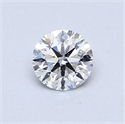 Diamante Natural 0.52 quilates, Redondo , Color E, claridad SI1 y certificado GIA