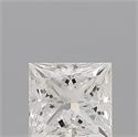 Natural Diamond 0.40 Carats, Princess with  Cut, H Color, VVS2 Clarity and Certified by GIA