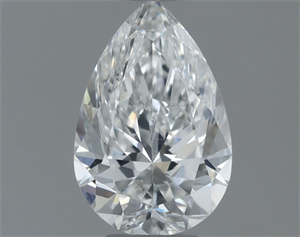 Picture of Natural Diamond 0.50 Carats, Pear with  Cut, G Color, SI2 Clarity and Certified by GIA