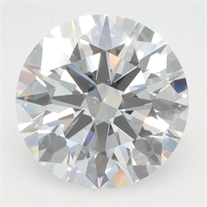 Picture of Lab Grown Diamond 2.91 Carats, Round with Excellent Cut, D Color, VVS1 Clarity and Certified by GIA