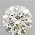 Natural Diamond 0.70 Carats, Round with Very Good Cut, J Color, VVS1 Clarity and Certified by IGI