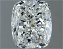 Natural Diamond 1.50 Carats, Cushion with  Cut, H Color, SI1 Clarity and Certified by GIA