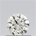 Natural Diamond 0.51 Carats, Round with Very Good Cut, M Color, SI1 Clarity and Certified by IGI