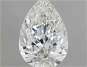 Natural Diamond 0.70 Carats, Pear with  Cut, F Color, IF Clarity and Certified by IGI