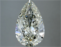 Natural Diamond 2.99 Carats, Pear with  Cut, J Color, VVS2 Clarity and Certified by IGI