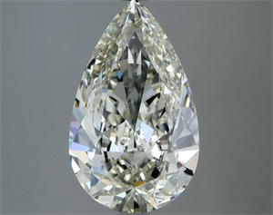 Picture of Natural Diamond 2.99 Carats, Pear with  Cut, J Color, VVS2 Clarity and Certified by IGI