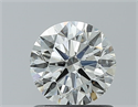 Diamante Natural 0.90 quilates, Redondo , Color J, claridad SI1 y certificado GIA