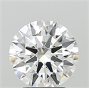 Lab Grown Diamond 3.10 Carats, Round with Ideal Cut, F Color, VVS2 Clarity and Certified by IGI