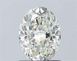 Foto Diamante Natural 1.00 quilates, Ovalado , Color H, claridad VVS2 y certificado IGI de