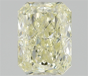 Picture of Natural Diamond 0.51 Carats, Radiant with  Cut, N Color, VVS2 Clarity and Certified by GIA