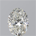 Natural Diamond 1.01 Carats, Oval with  Cut, I Color, VS2 Clarity and Certified by GIA