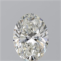Natural Diamond 1.01 Carats, Oval with  Cut, I Color, VS2 Clarity and Certified by GIA