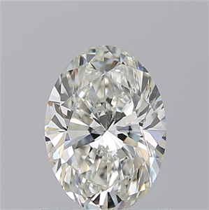 Picture of Natural Diamond 1.01 Carats, Oval with  Cut, I Color, VS2 Clarity and Certified by GIA