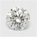 Natural Diamond 1.13 Carats, Round with Very Good Cut, E Color, I1 Clarity and Certified by GIA