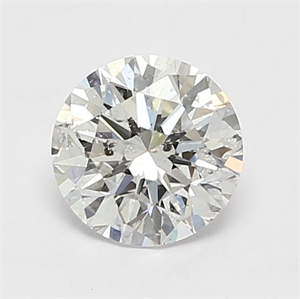 Picture of Natural Diamond 1.13 Carats, Round with Very Good Cut, E Color, I1 Clarity and Certified by GIA