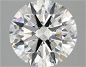 Lab Grown Diamond 3.01 Carats, Round with Excellent Cut, F Color, VVS2 Clarity and Certified by IGI