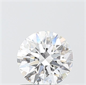 Lab Grown Diamond 1.01 Carats, Round with Ideal Cut, D Color, VS1 Clarity and Certified by IGI