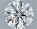 Diamante Natural 0.50 quilates, Redondo , Color H, claridad VVS2 y certificado IGI