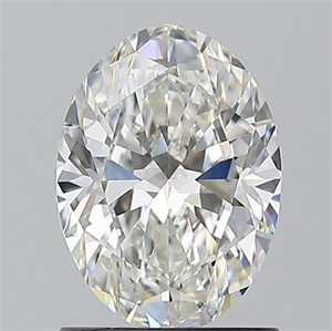 Picture of Natural Diamond 1.20 Carats, Oval with  Cut, H Color, VS2 Clarity and Certified by GIA