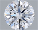Lab Grown Diamond 1.05 Carats, Round with Ideal Cut, E Color, VVS2 Clarity and Certified by IGI