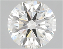 Natural Diamond 2.07 Carats, Round with Excellent Cut, I Color, SI2 Clarity and Certified by GIA