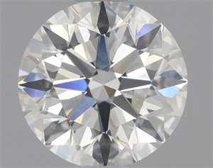 Picture of Natural Diamond 0.90 Carats, Round with Excellent Cut, I Color, SI1 Clarity and Certified by GIA