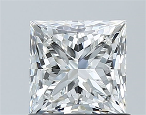 Picture of Natural Diamond 1.01 Carats, Princess with  Cut, G Color, VS1 Clarity and Certified by GIA