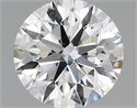 Lab Grown Diamond 1.04 Carats, Round with Excellent Cut, D Color, VS2 Clarity and Certified by IGI