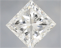 Natural Diamond 0.80 Carats, Princess with  Cut, G Color, VVS1 Clarity and Certified by GIA