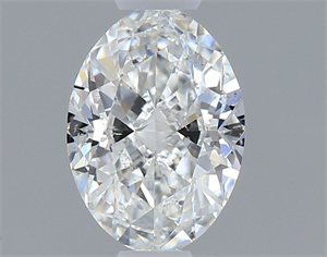 Picture of Natural Diamond 0.50 Carats, Oval with  Cut, F Color, SI2 Clarity and Certified by GIA