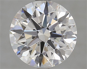 Picture of Lab Grown Diamond 3.12 Carats, Round with Excellent Cut, D Color, IF Clarity and Certified by GIA