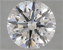 Lab Grown Diamond 3.12 Carats, Round with Excellent Cut, D Color, IF Clarity and Certified by GIA
