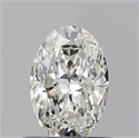 Natural Diamond 0.60 Carats, Oval with  Cut, G Color, VVS1 Clarity and Certified by GIA