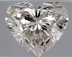 Foto Diamante Natural 0.80 quilates, Corazón , Color H, claridad SI2 y certificado HRD de
