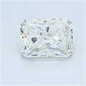Diamante Natural 1.01 quilates, Radiante , Color H, claridad SI2 y certificado HRD