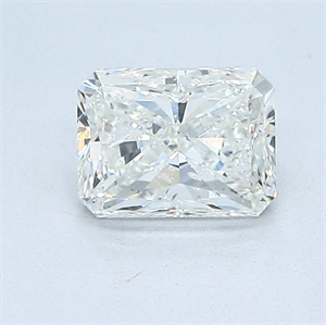 Foto Diamante Natural 1.01 quilates, Radiante , Color H, claridad SI2 y certificado HRD de