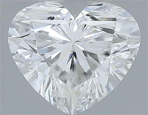 Picture of Natural Diamond 0.40 Carats, Heart with  Cut, F Color, VVS1 Clarity and Certified by GIA
