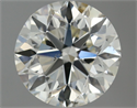 Natural Diamond 0.83 Carats, Round with Very Good Cut, L Color, SI1 Clarity and Certified by GIA