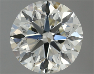 Picture of Natural Diamond 0.83 Carats, Round with Very Good Cut, L Color, SI1 Clarity and Certified by GIA