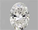 Natural Diamond 1.22 Carats, Oval with  Cut, I Color, VVS2 Clarity and Certified by GIA