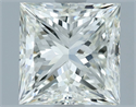 Natural Diamond 2.01 Carats, Princess with  Cut, I Color, VS2 Clarity and Certified by IGI