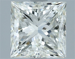Picture of Natural Diamond 2.01 Carats, Princess with  Cut, I Color, VS2 Clarity and Certified by IGI