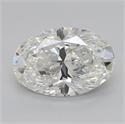 Natural Diamond 2.01 Carats, Oval with  Cut, I Color, VS2 Clarity and Certified by GIA