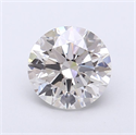 Del inventario de diamantes de laboratorio, 1.77 quilates, Redondo , Color G, claridad VVS2 y certificado IGI