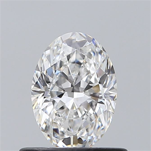 Picture of Natural Diamond 0.60 Carats, Oval with  Cut, E Color, VVS2 Clarity and Certified by GIA