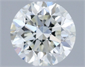 Natural Diamond 0.49 Carats, Round with Very Good Cut, H Color, VVS2 Clarity and Certified by IGI